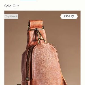 Stylish Tan Crossbody Bag
